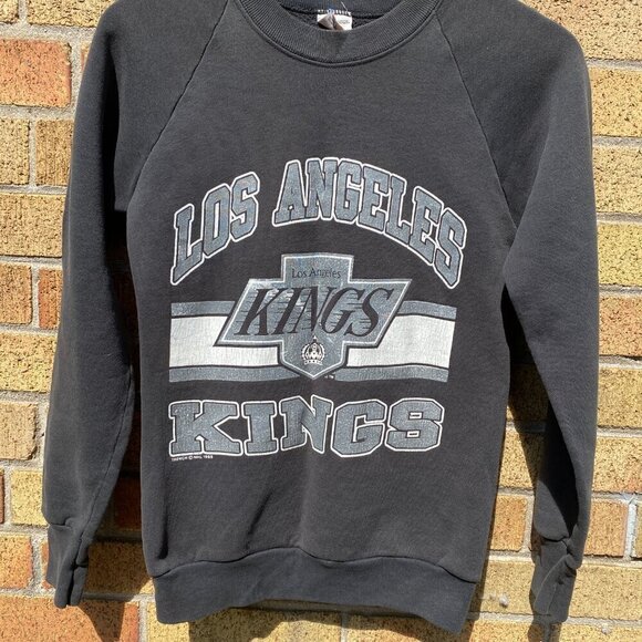 Vintage 1988 Trench Wayne Gretzky Crewneck Sweater Los Angeles Kings Small - Picture 4 of 13